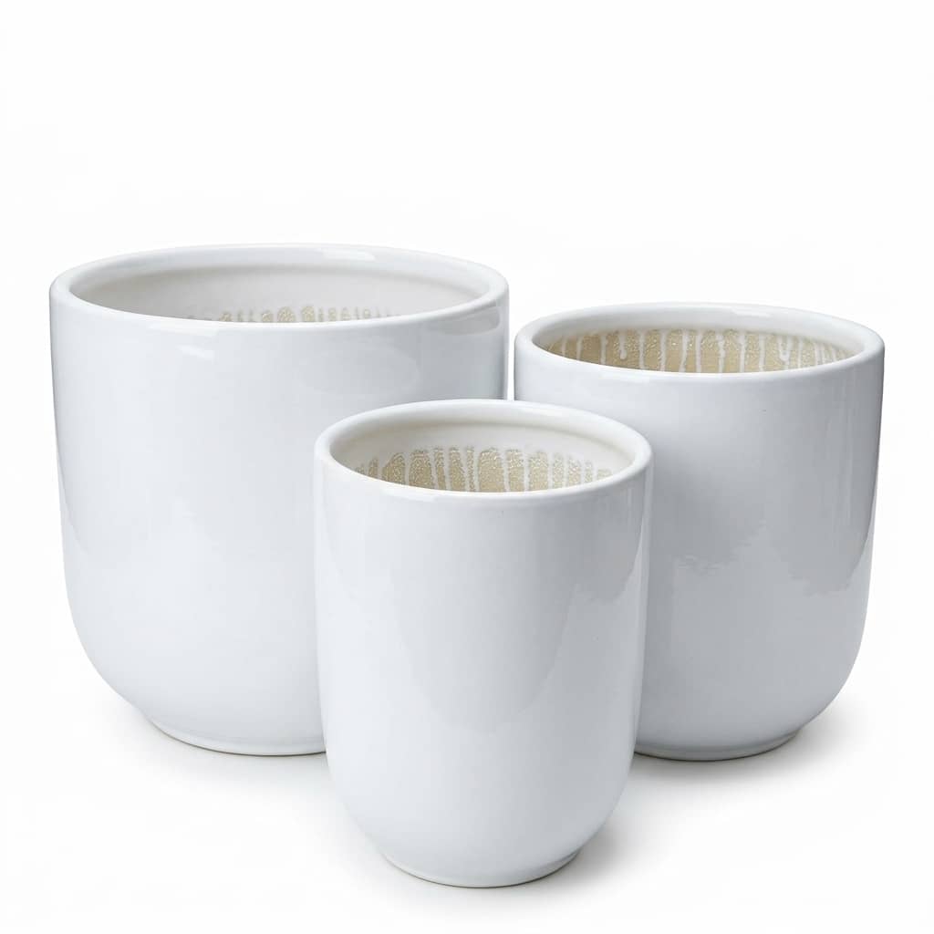 CP19 Cubic Modern Ceramic Pot Set
