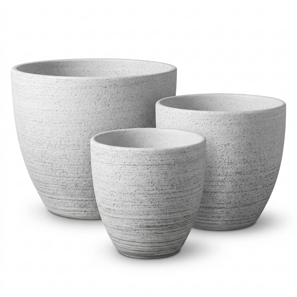 CP243 Modern Glazed Ceramic Pot 25cm