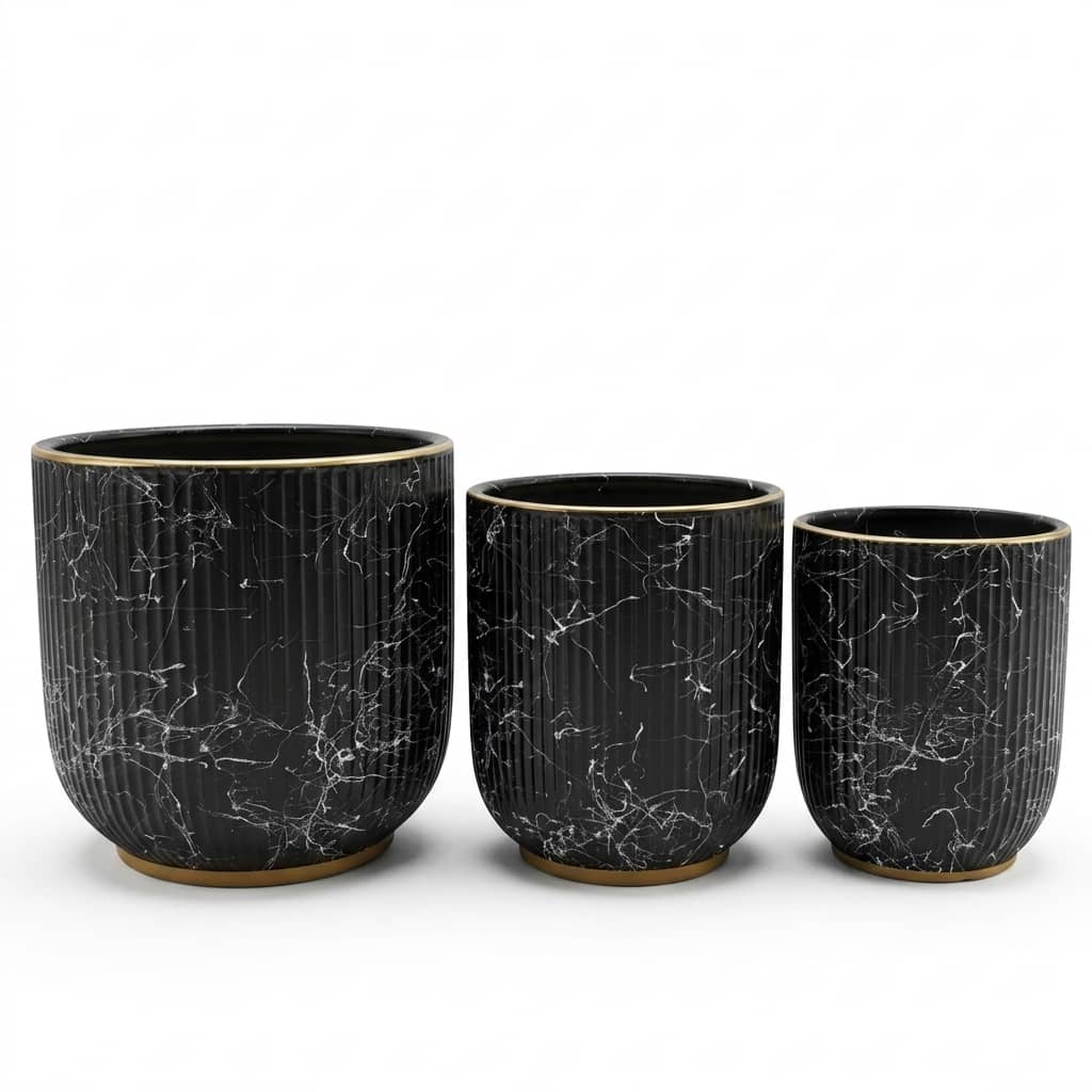 CP658 Contemporary Geometric Ceramic Pot