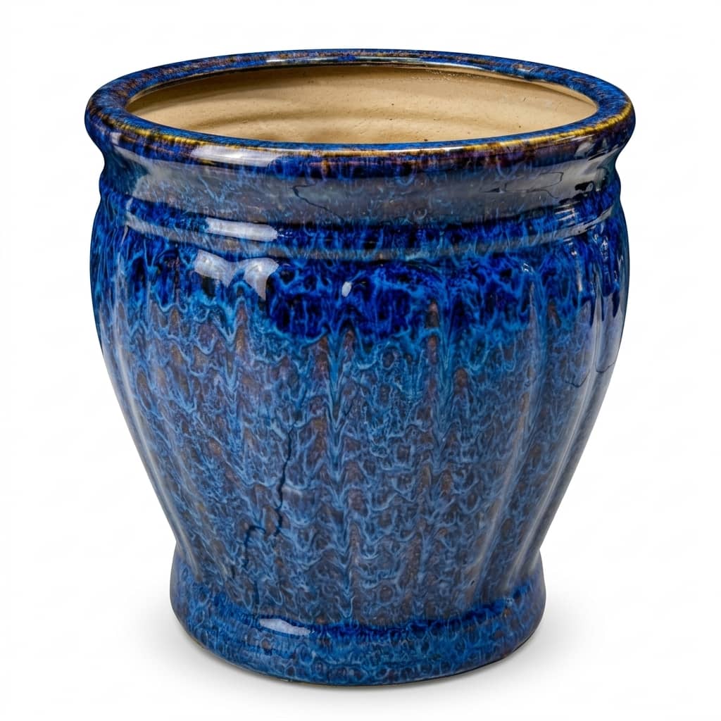 CP89 Ocean Blue Glazed Ceramic Pot Set