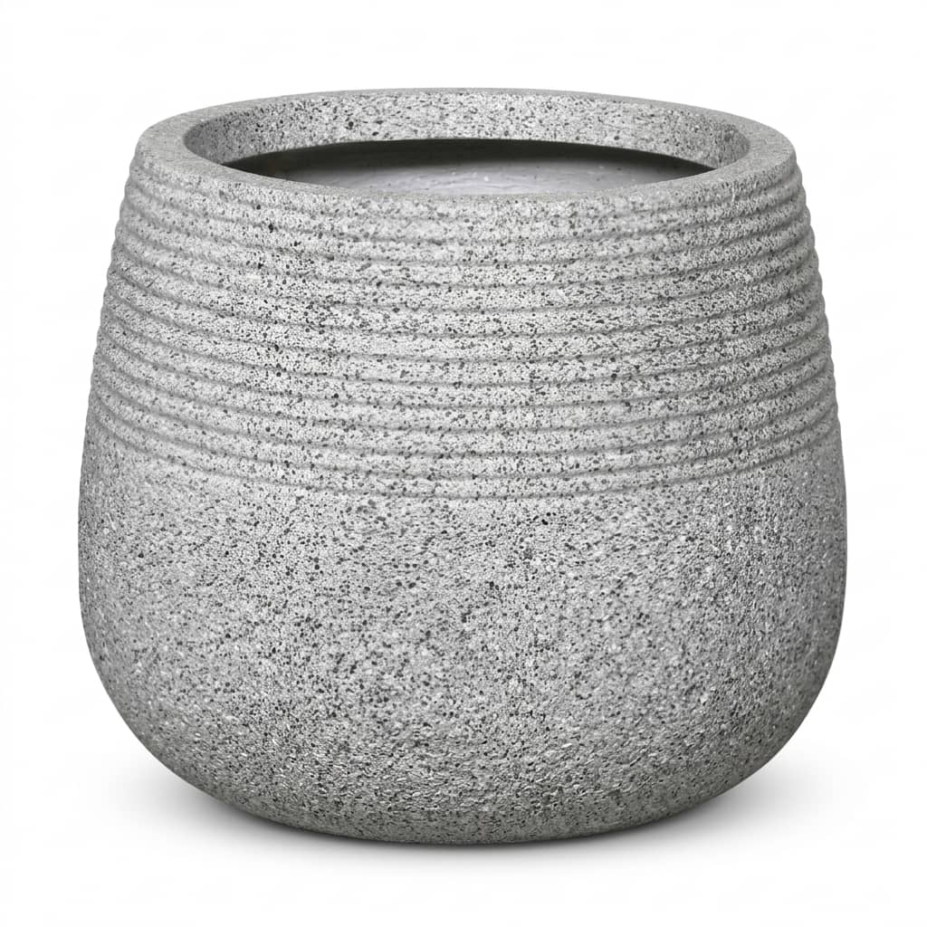 Broad Low Square Fiber Pot FVC05