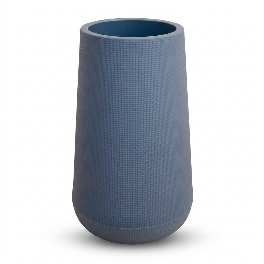 Modern Grey Tall Plastic Planter 30x64cm