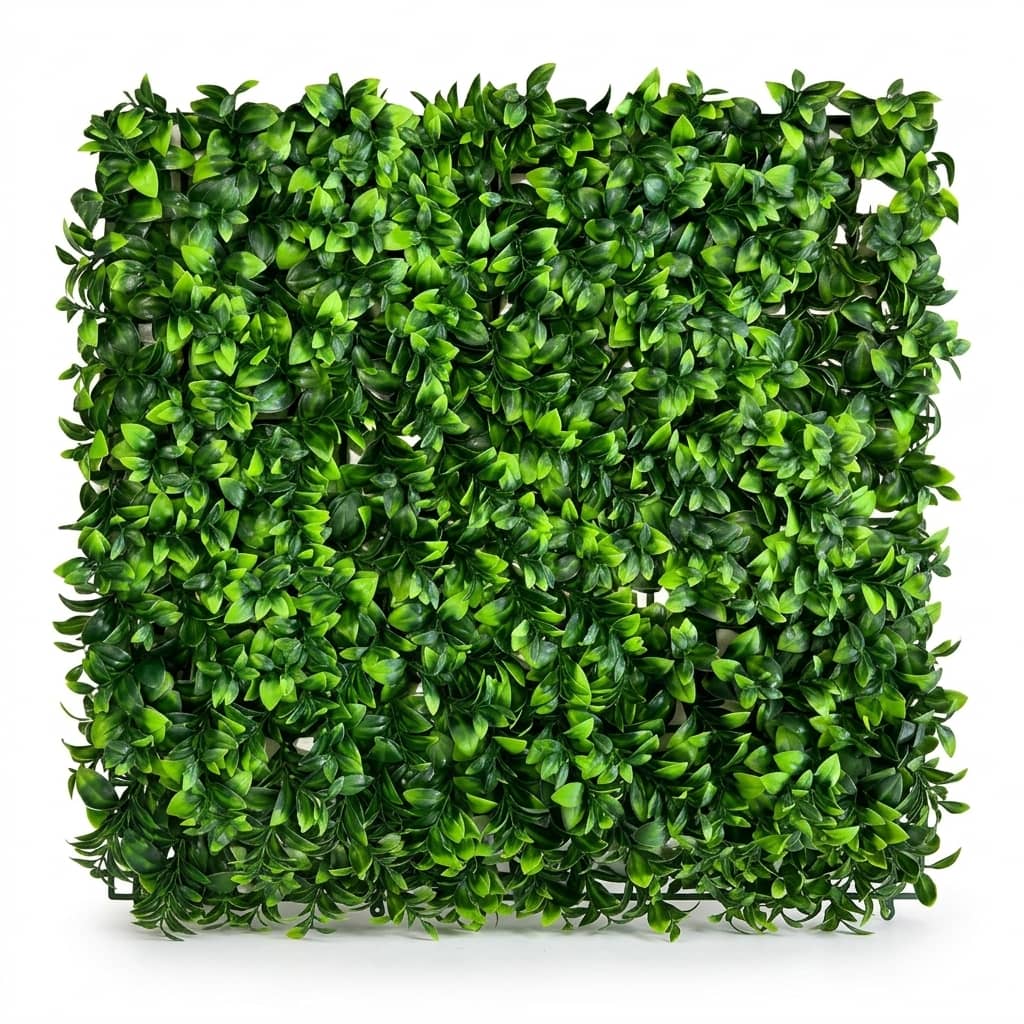 Artificial Fern & Plant Greenery Panel 50x50cm
