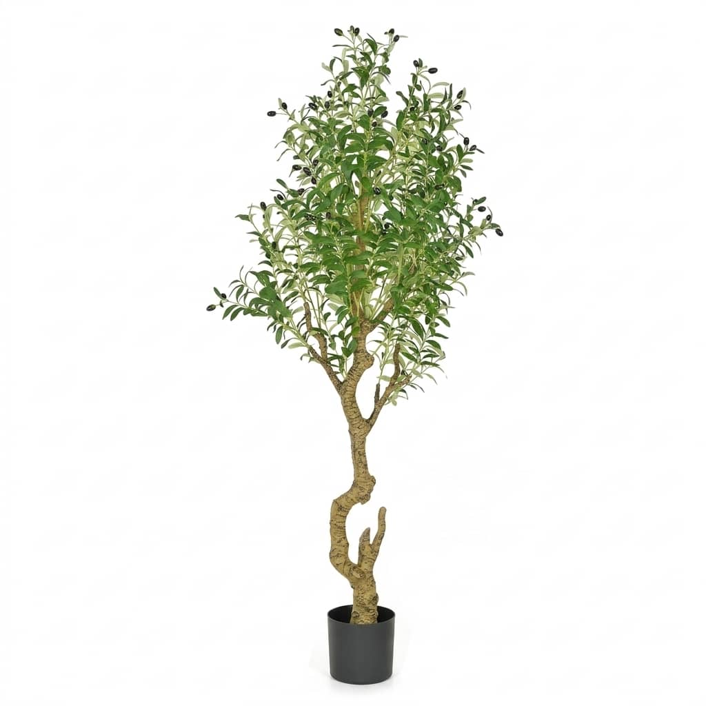 Natural Trunk Artificial Olive Tree 180cm