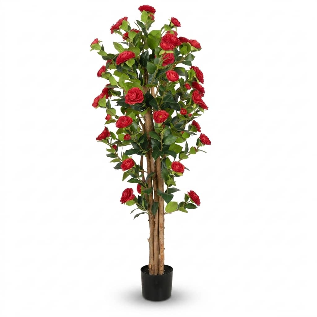Artificial Red Camellia Tree 150cm