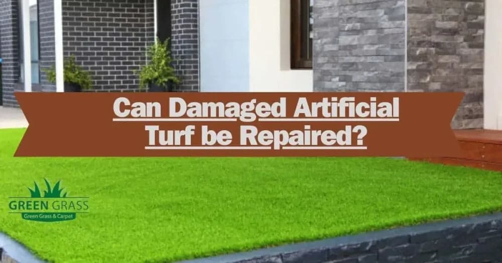 Can Damaged Artificial Turf be Repaired?