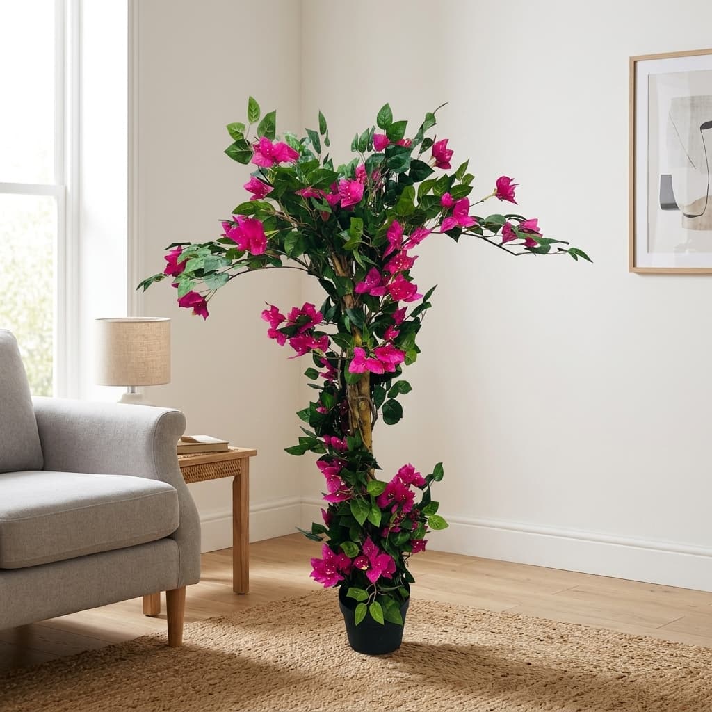 Artificial Pink Bougainvillea Tree 130cm detail 2