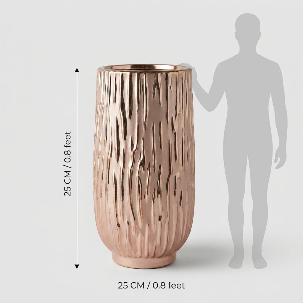 Classic Rounded Ceramic Pot CP164 (25cm) detail 3
