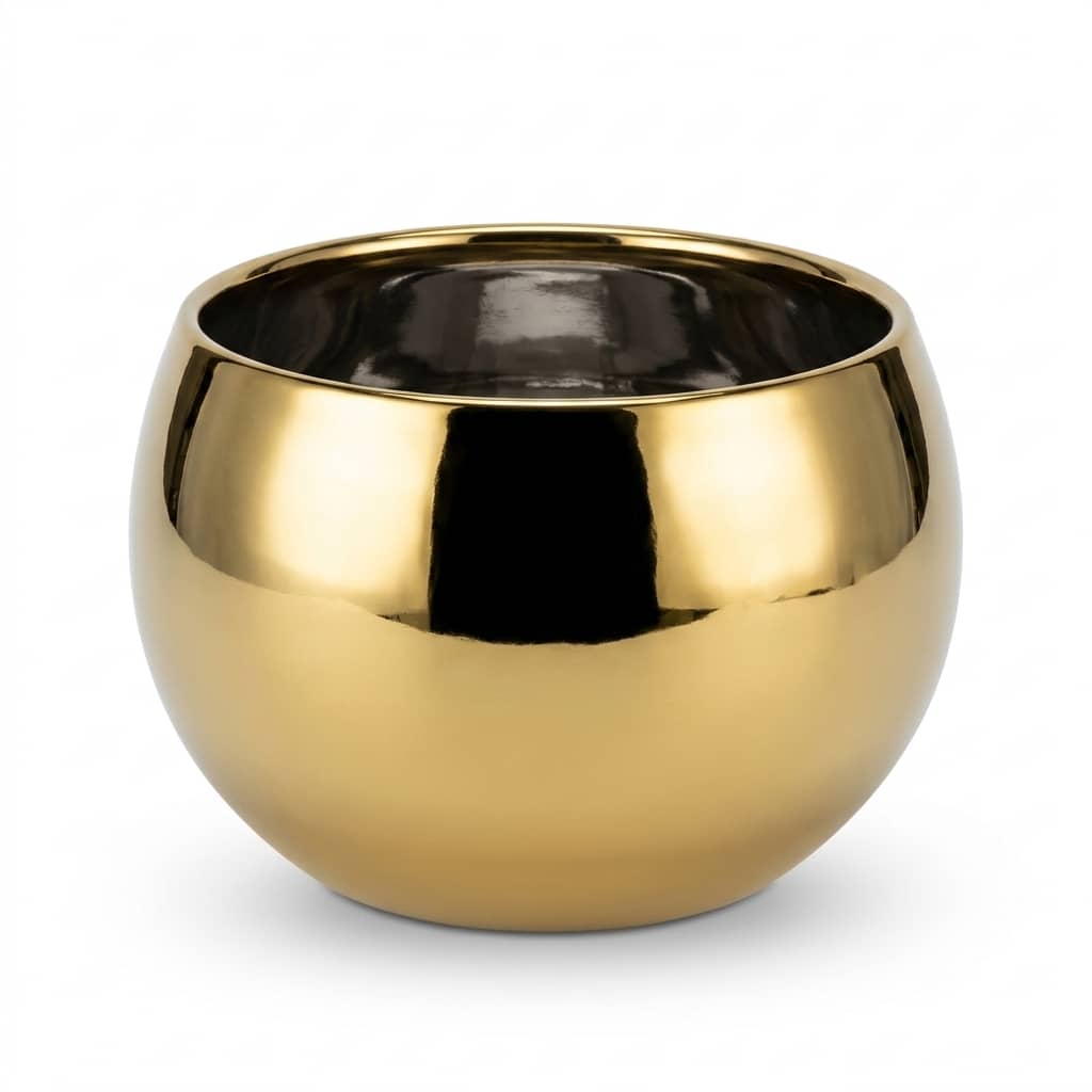 Minimalist Round Ceramic Planter Pot
