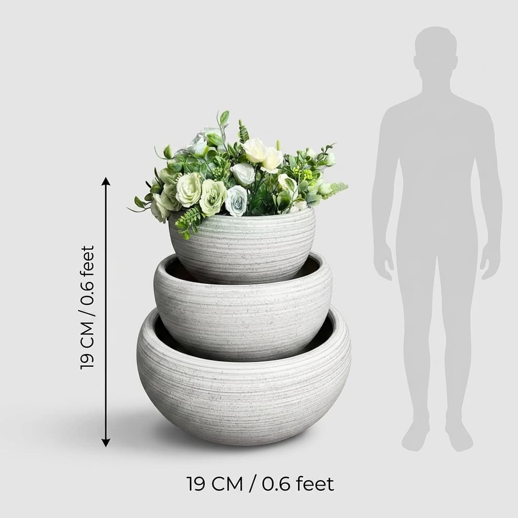 CP231 Elegant Ceramic Pot 21-30cm detail 3