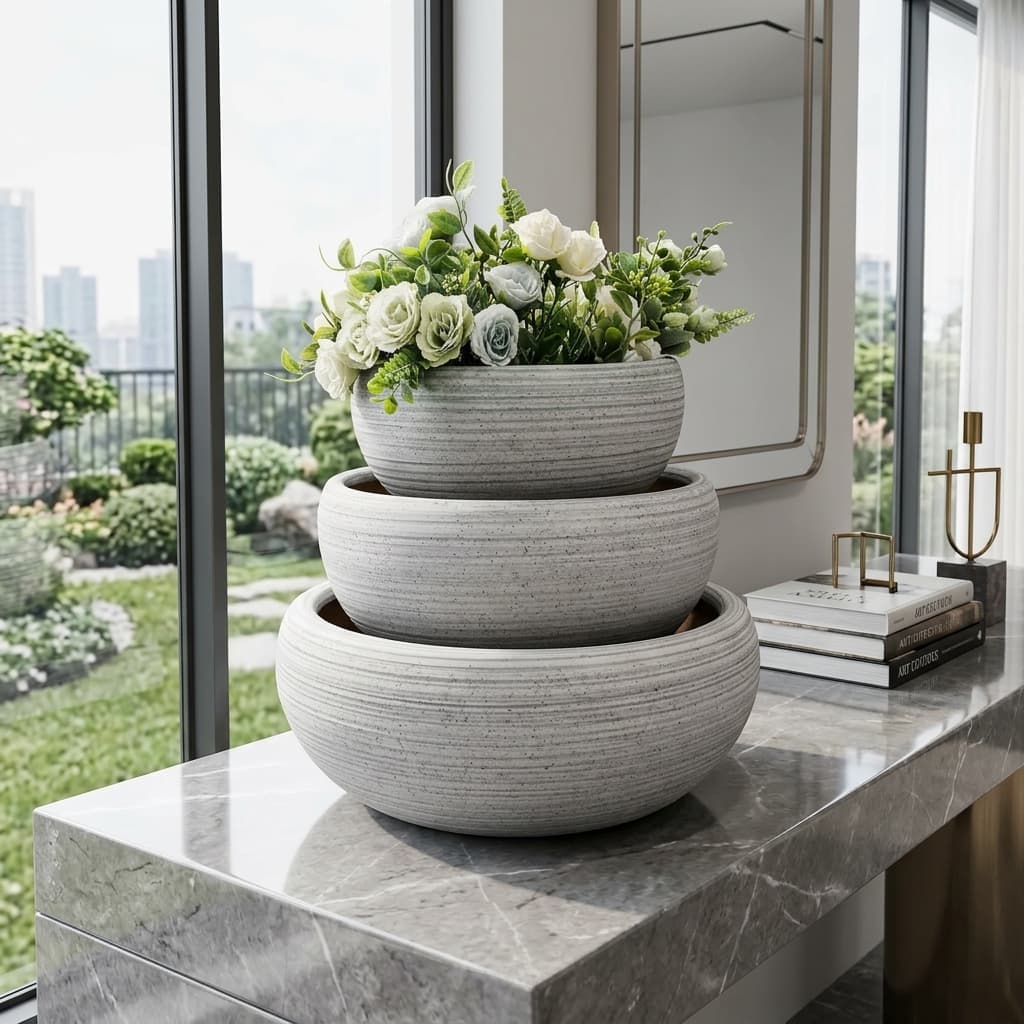 CP231 Elegant Ceramic Pot 21-30cm detail 4