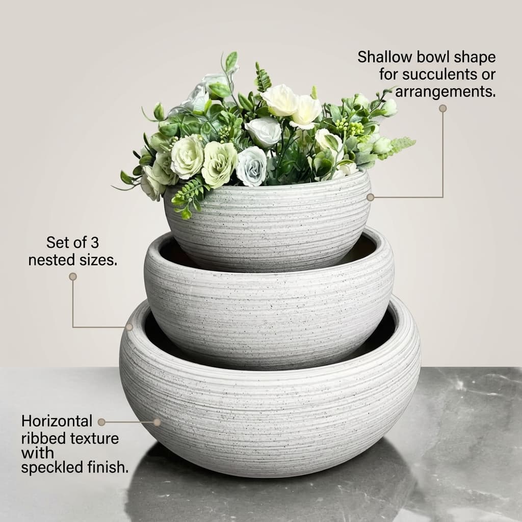 CP231 Elegant Ceramic Pot 21-30cm detail 5