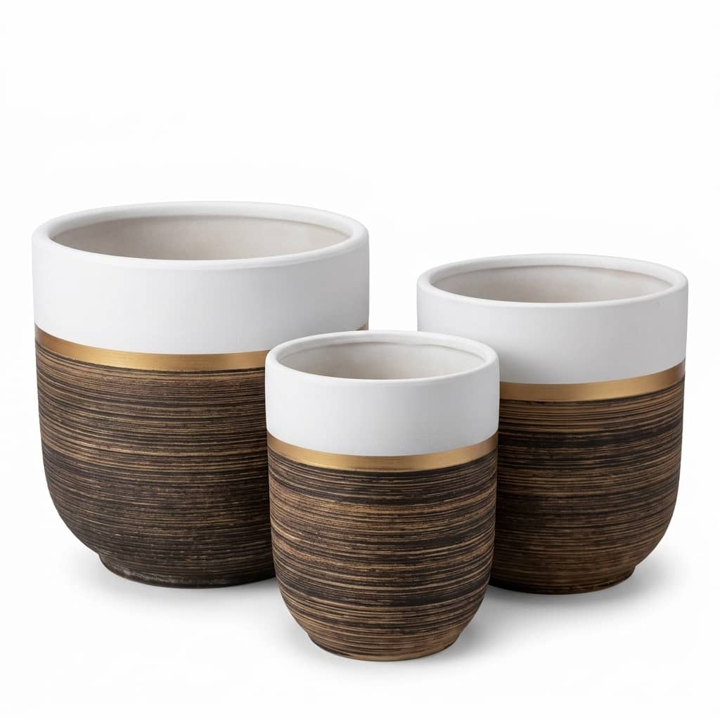 Artisan Round Ceramic Planter 25cm