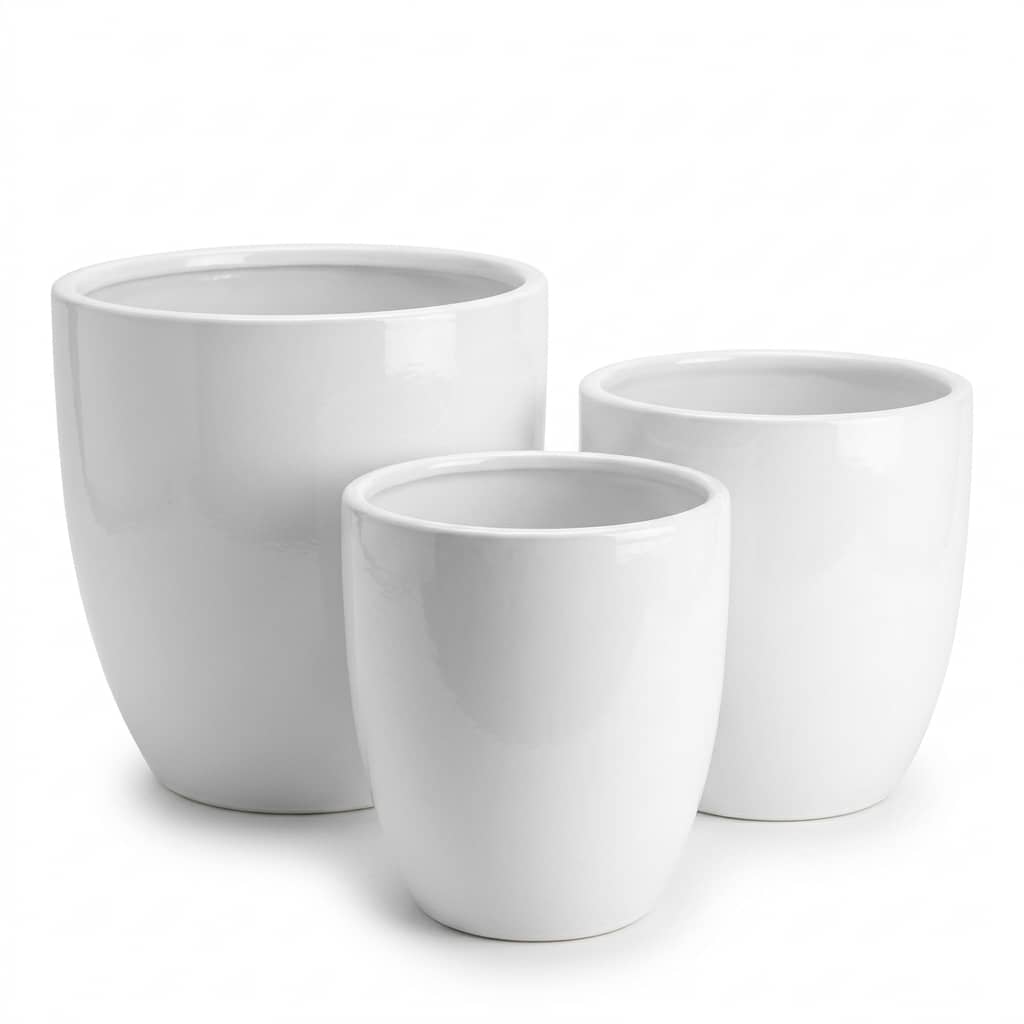 Modern Cubical Ceramic Planter Pot CP625