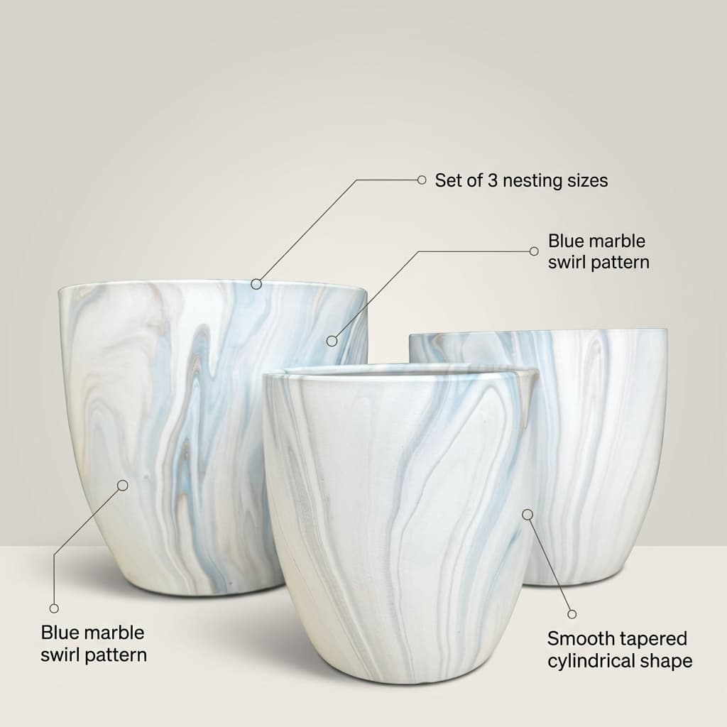 Artisan Decorative Ceramic Planter CP667 detail 5