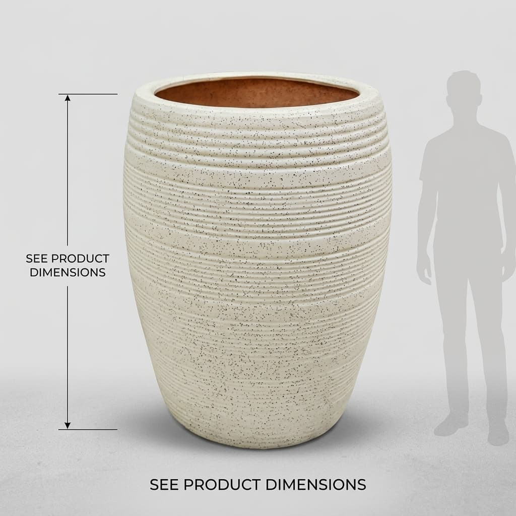 CP92 Desert Sand Textured Ceramic Pot Set detail 3