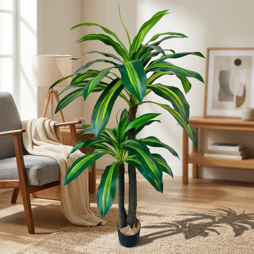 Artificial Dracaena Tree 130cm detail 2
