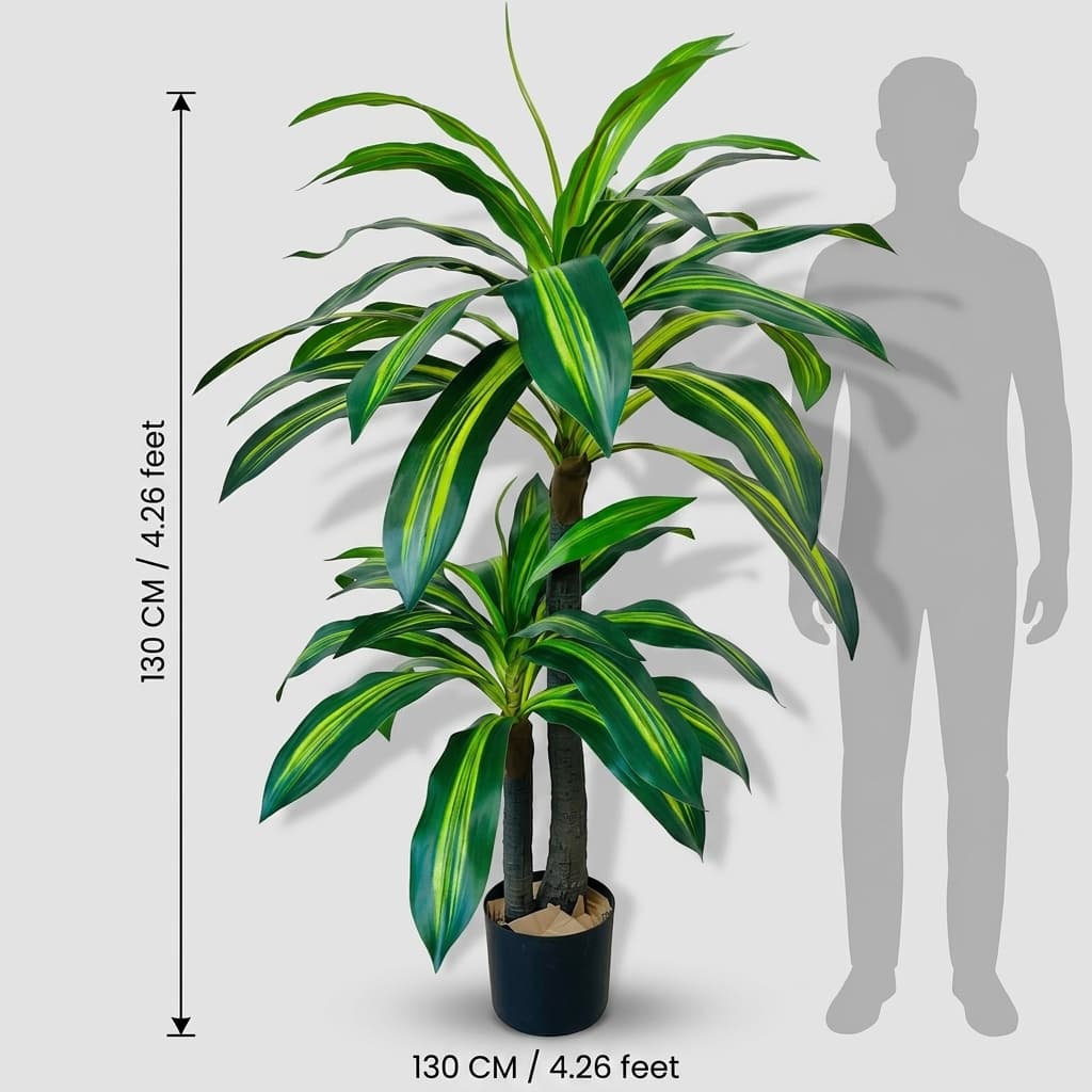 Artificial Dracaena Tree 130cm detail 3
