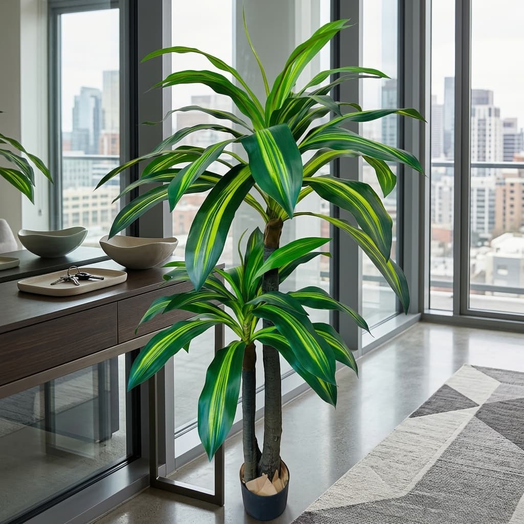 Artificial Dracaena Tree 130cm detail 4