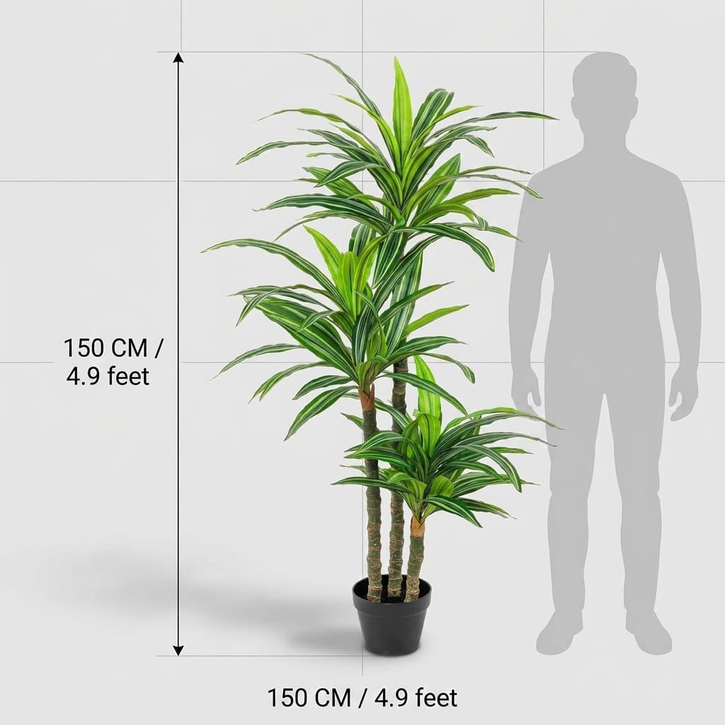 Artificial Dracaena Tree 150cm detail 3