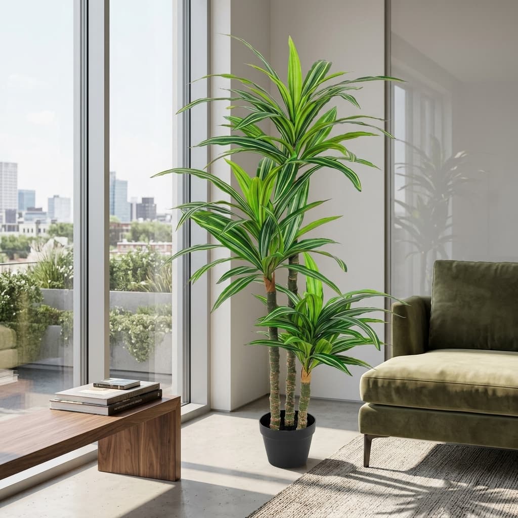 Artificial Dracaena Tree 150cm detail 4