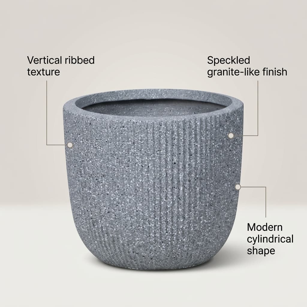 FVC04 Low Square Fiber Planter detail 5