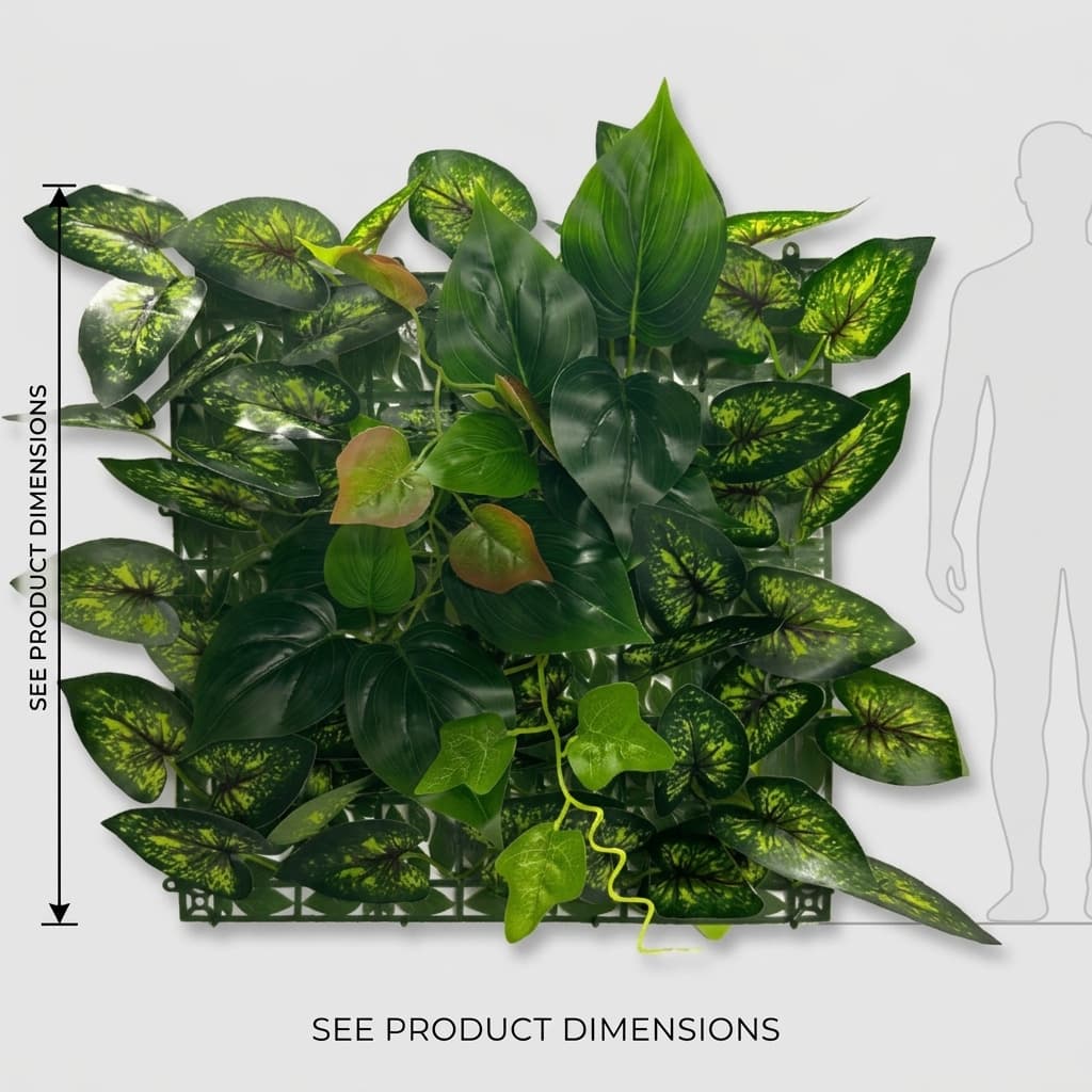 MA340 Small Foliage Wall Mat 30x30cm detail 3