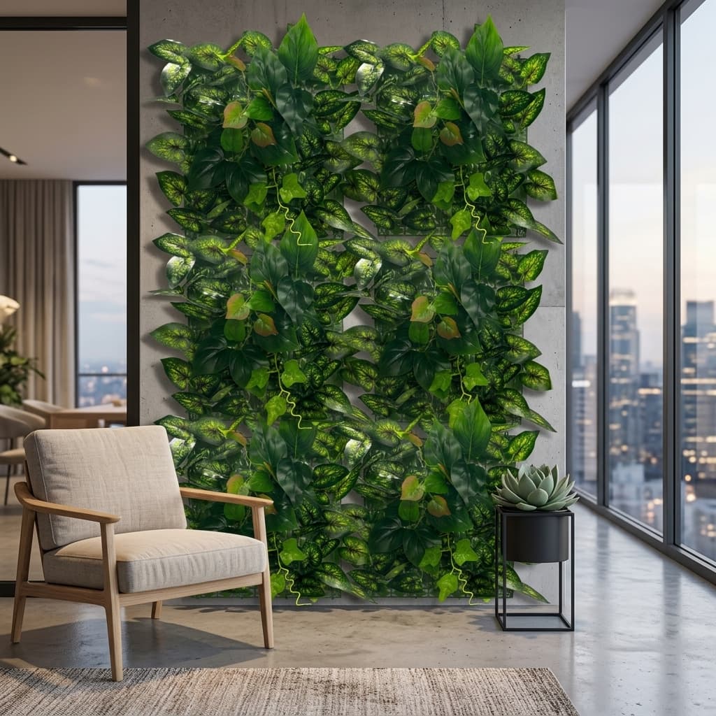 MA340 Small Foliage Wall Mat 30x30cm detail 4