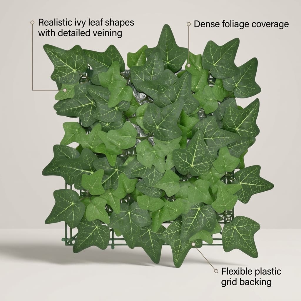 Artificial Plant Wall Tile MA386 30x30cm detail 5