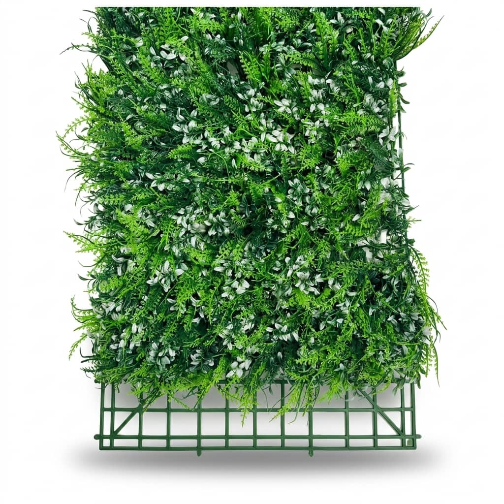 Mixed Fern Leaf Green Wall Mat 40x60cm