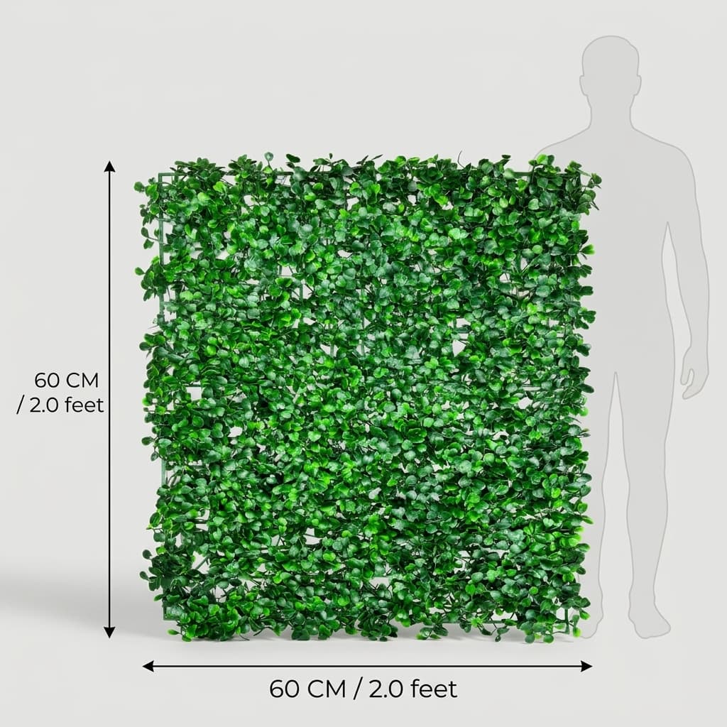 Tropical Faux Foliage Wall Panel 40x60cm detail 3