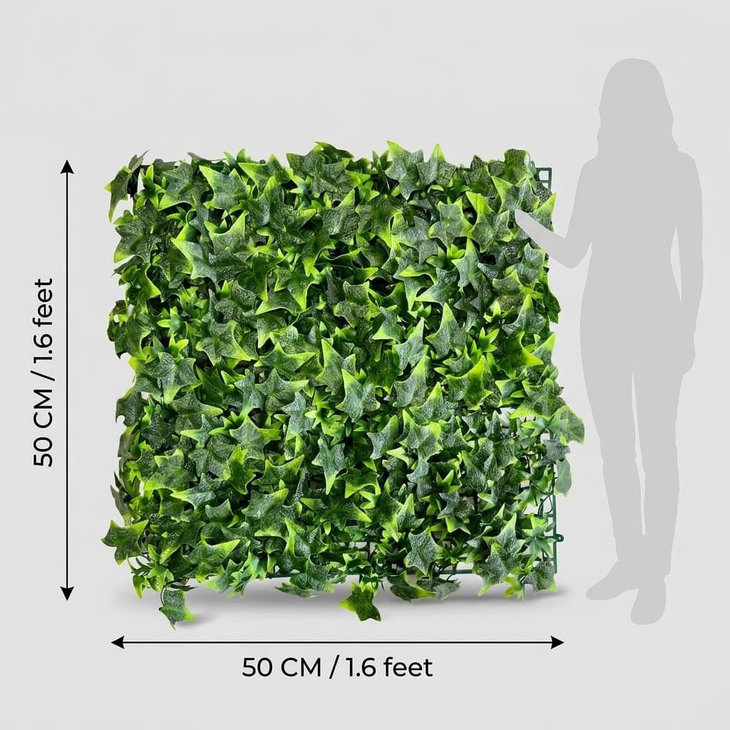 Eucalyptus Style Artificial Wall Mat 40x60cm detail 3