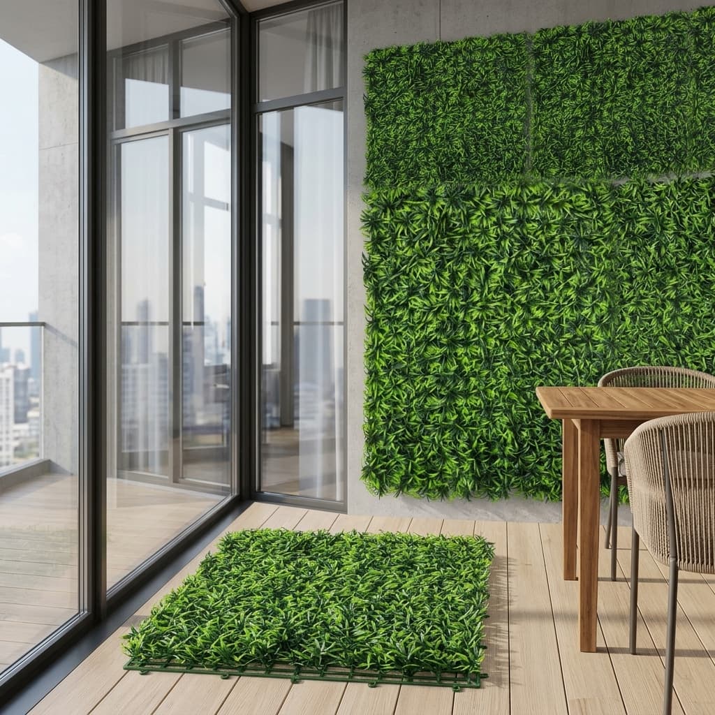 MES-08 Evergreen Artificial Wall Mat 50x50cm detail 4