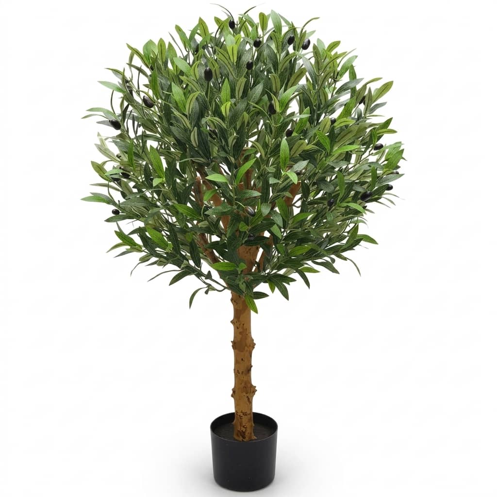 Compact Artificial Olive Tree 100cm