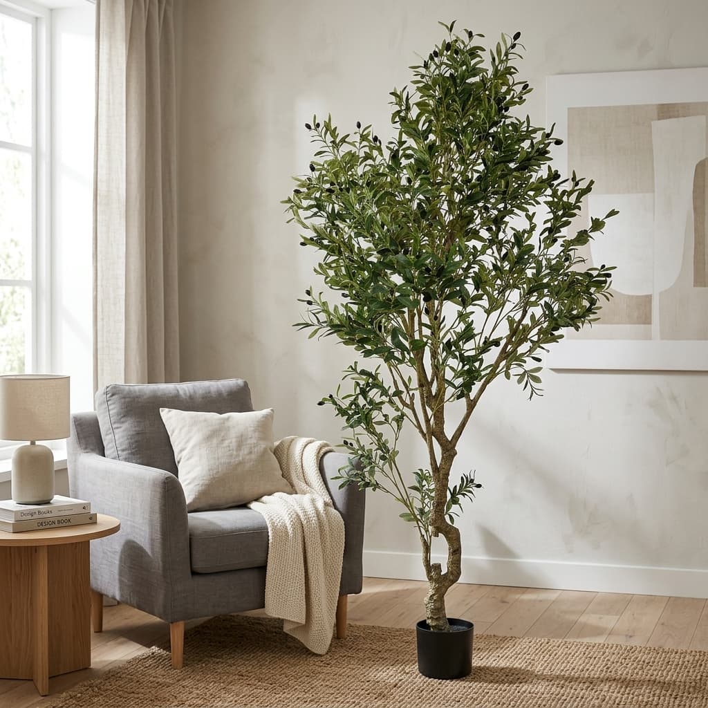 Artificial Classic Olive Tree 240cm detail 2