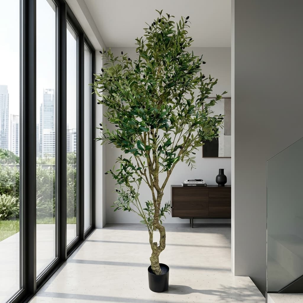 Artificial Classic Olive Tree 240cm detail 4