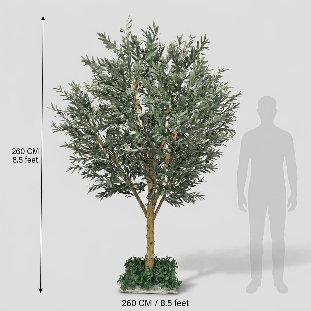 260cm Deluxe Artificial Olive Tree detail 3