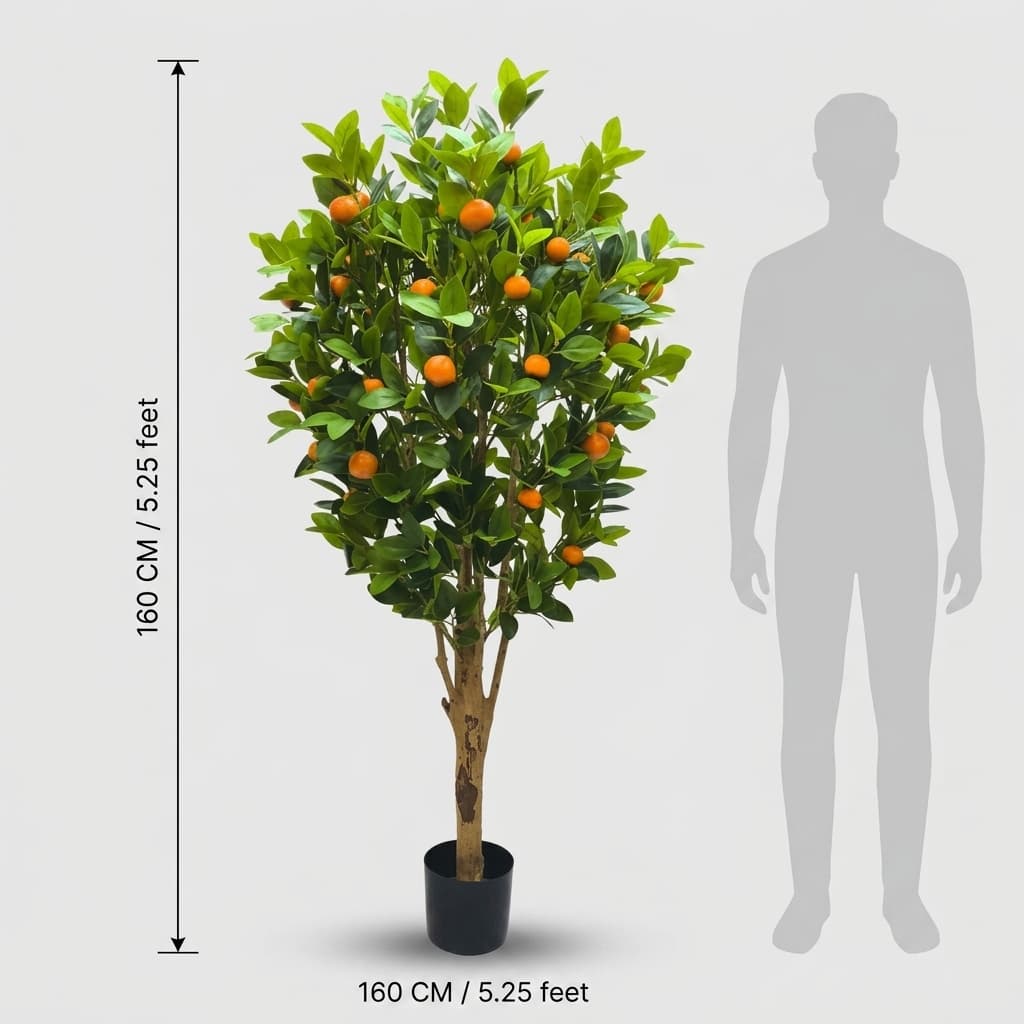 Artificial Orange Tree 160cm detail 3