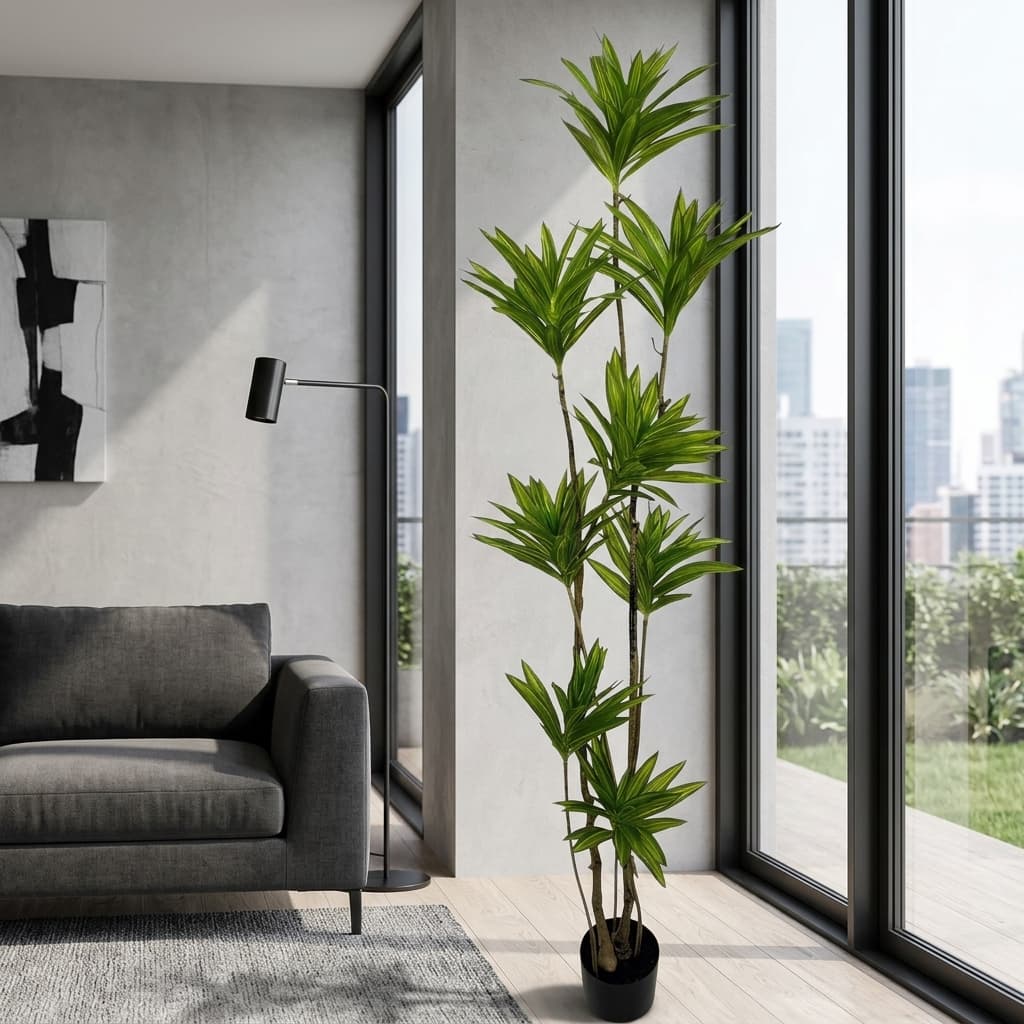 Artificial Dracaena Fragrans Plant 160cm detail 4