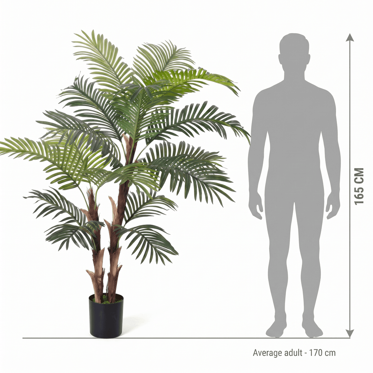 165cm Lifelike Artificial Palm Tree Fake Plant detail 3