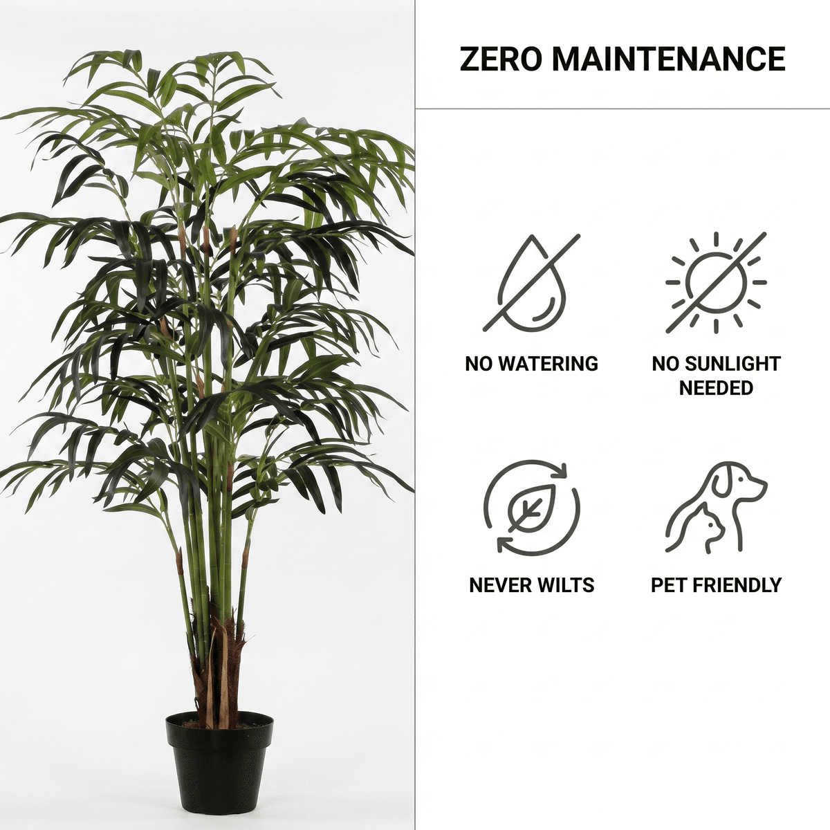 180cm Realistic Artificial Palm Trees Fake Plant detail 5