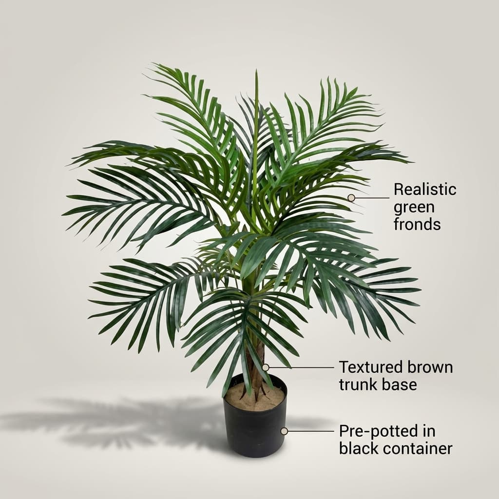85cm Small Fake Palm Tree Artificial Plant detail 5