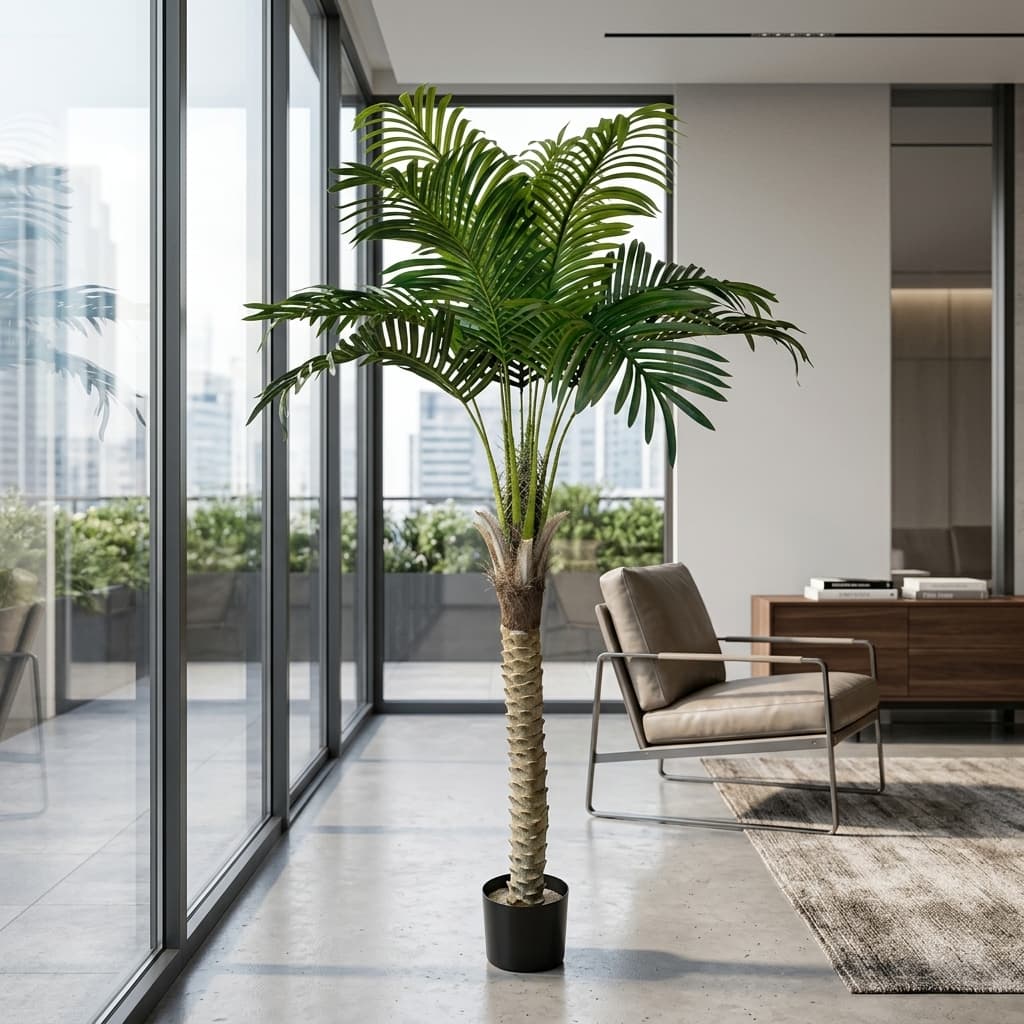 180cm Realistic Artificial Palm Tree Fake Plant detail 4