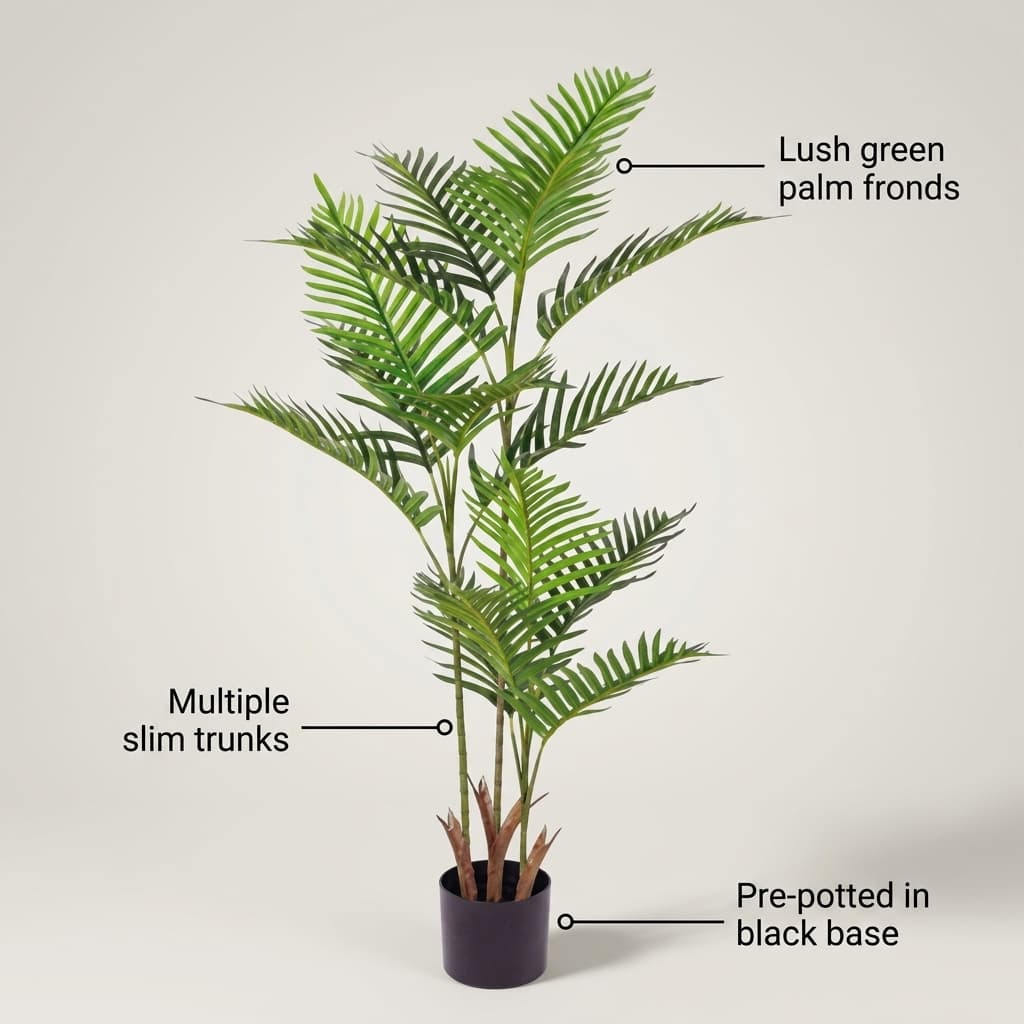 130cm Artificial Palm Tree Fake Decor detail 5