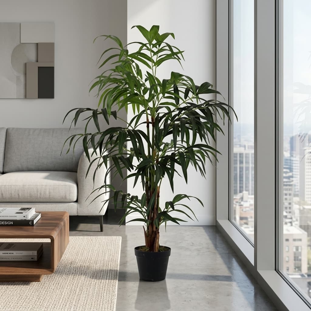 120cm Artificial Palm Trees Fake Patio Plant detail 4