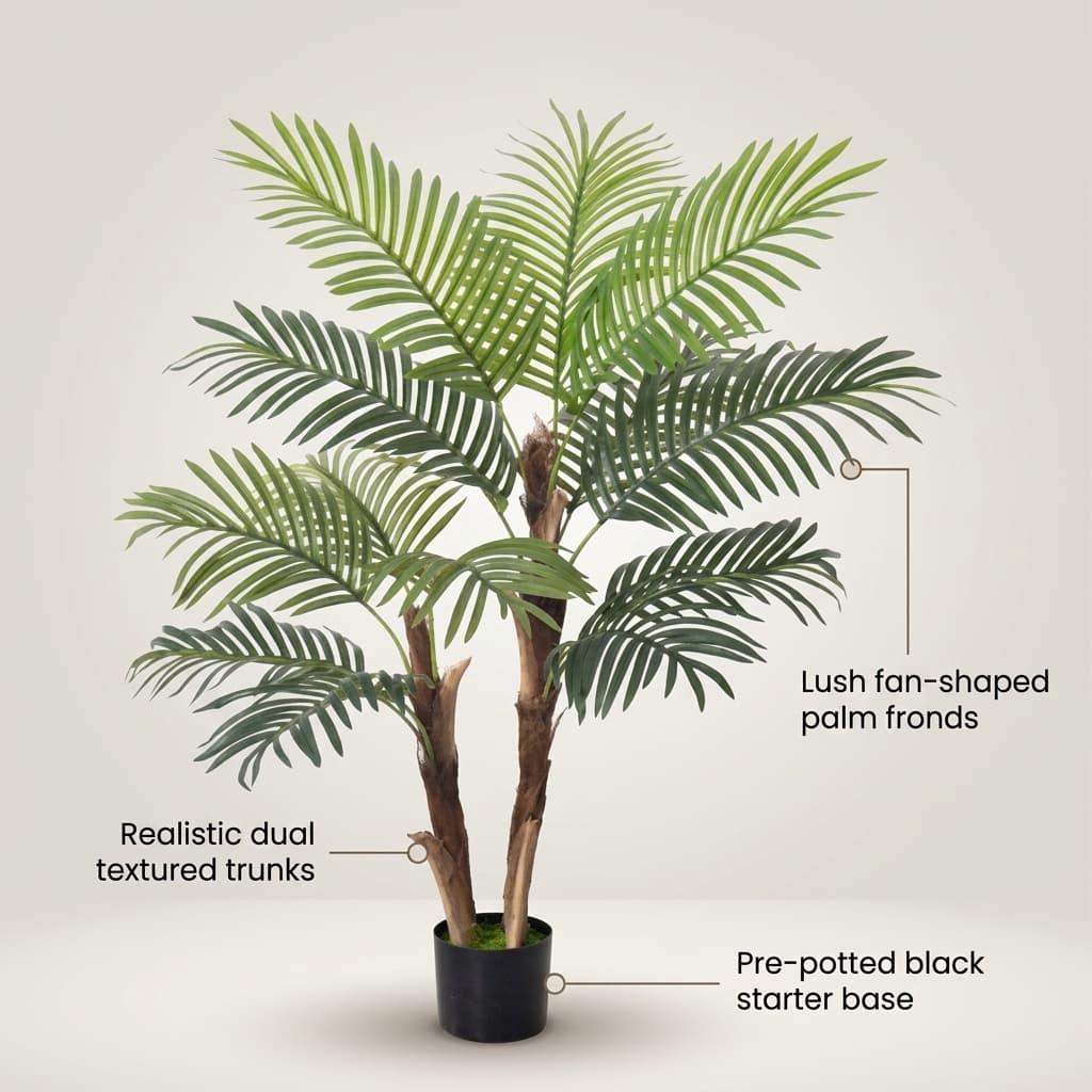 130cm Artificial Palm Tree Fake Plant Decor detail 5