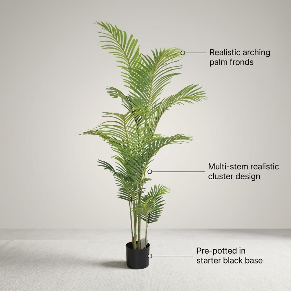 160cm Artificial Palm Tree Fake Plant Decor detail 5