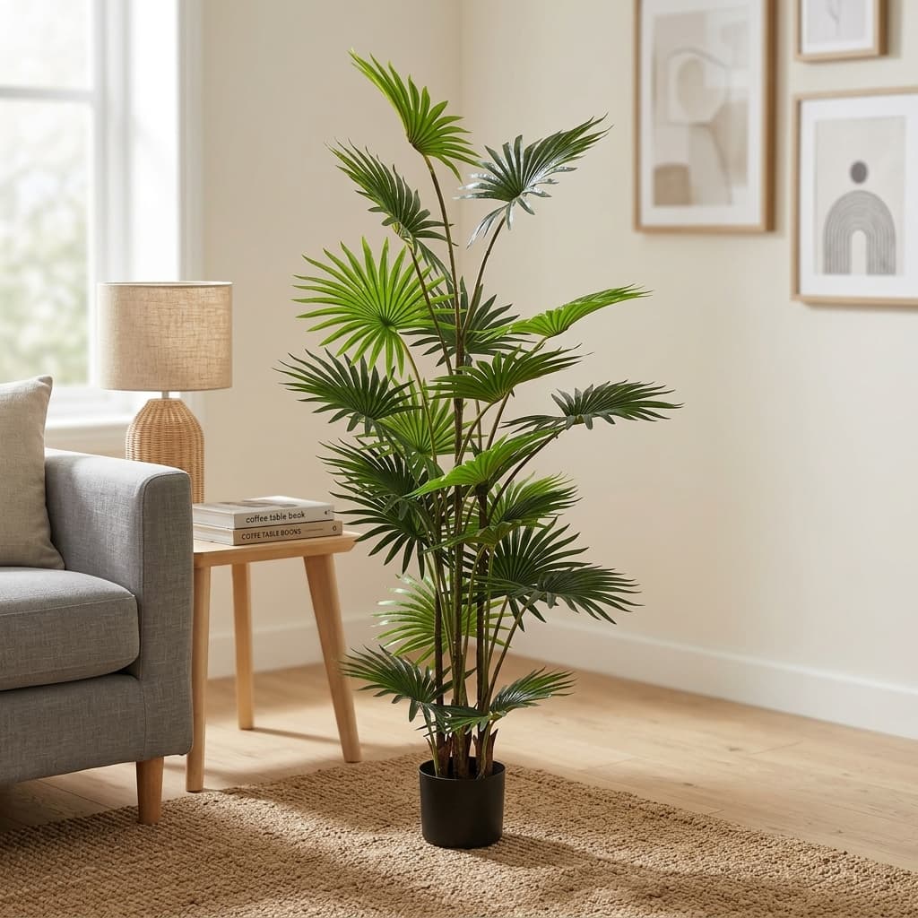 150cm Premium Realistic Artificial Palm Tree Fake Plant detail 2
