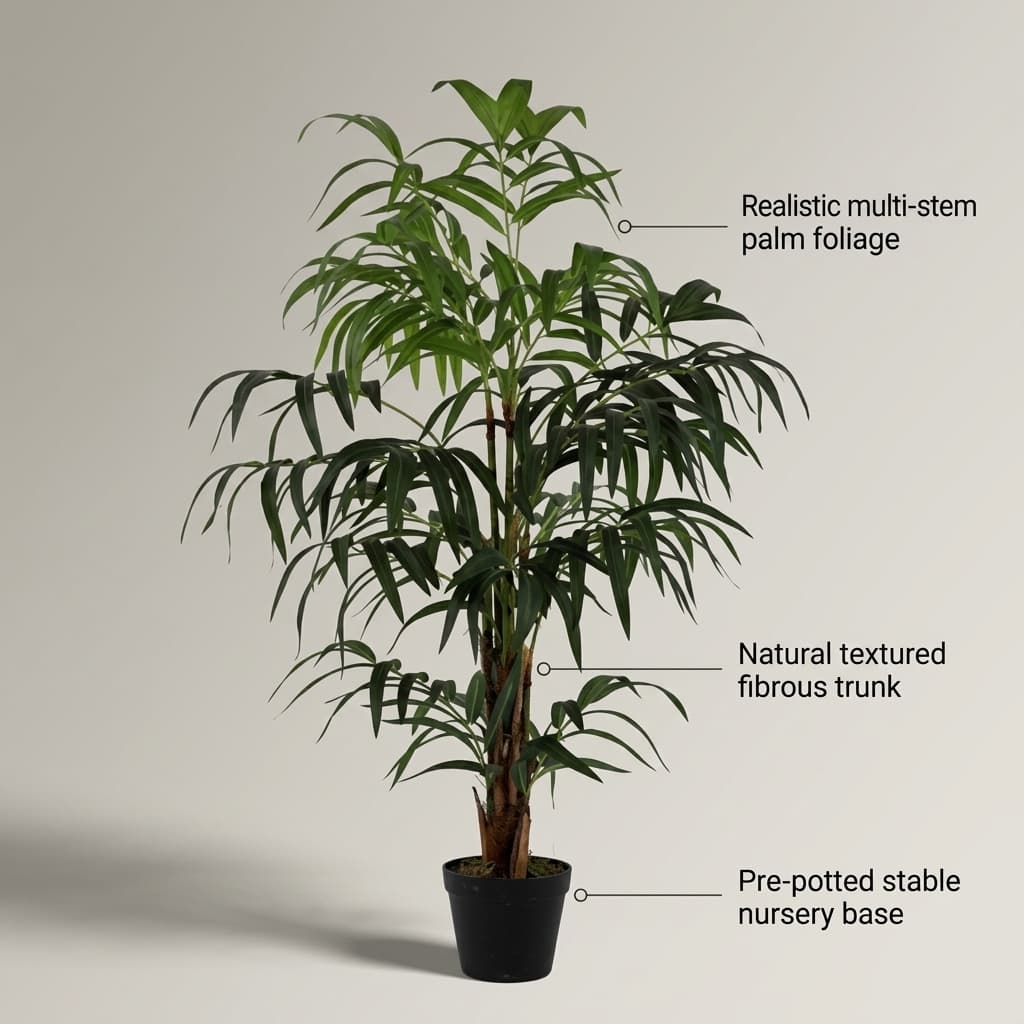 160cm Lifelike Artificial Palm Tree Decor detail 5