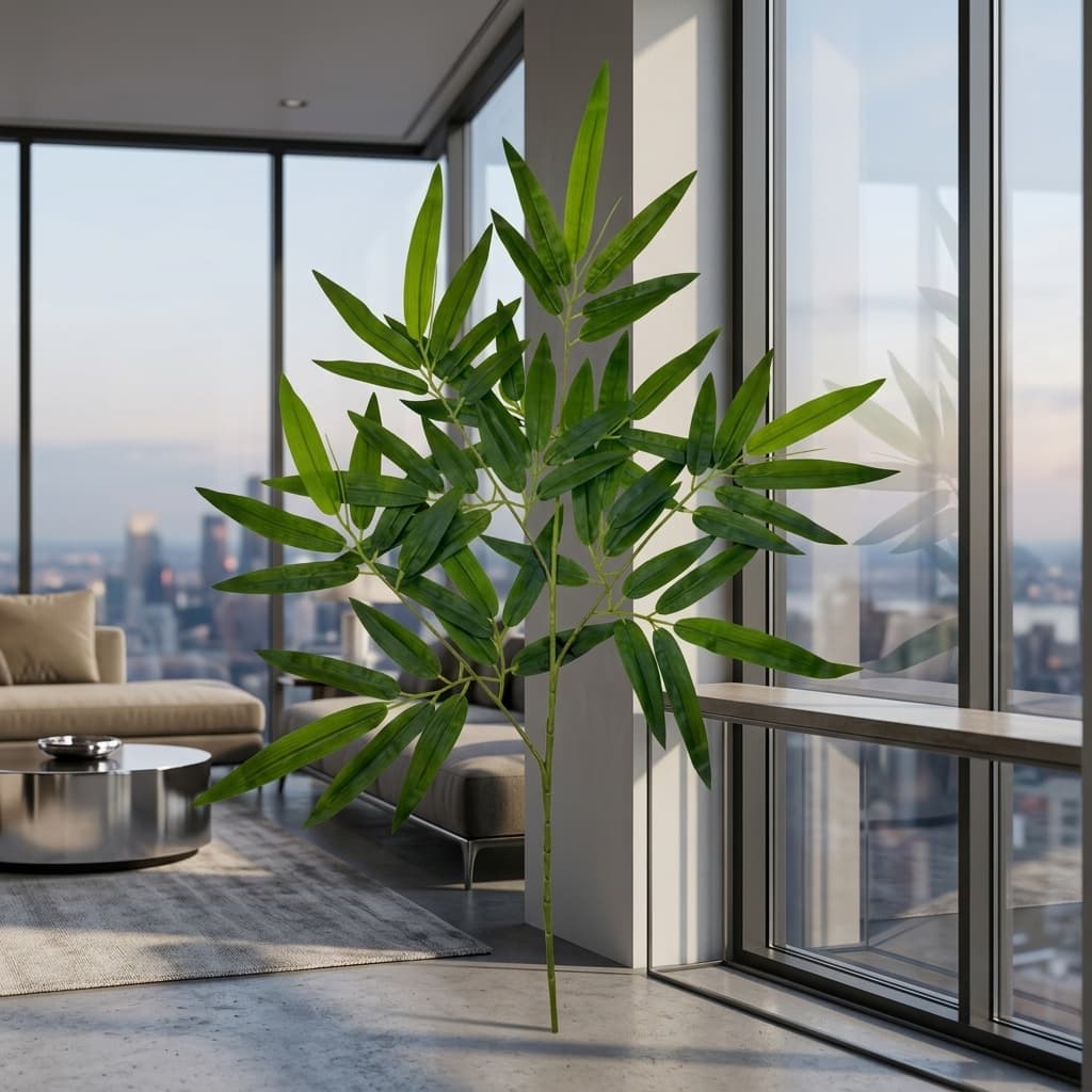12p Realistic Artificial Bamboo Branch Artificial Plant detail 4